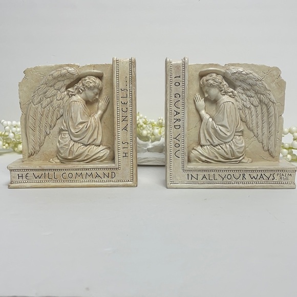 Renaissance Angel Religious Bookends - Picture 12 of 12